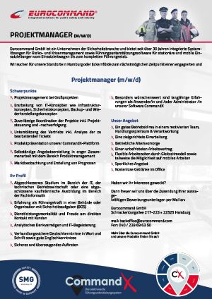 Projektmanager/-in (m/w/d)
